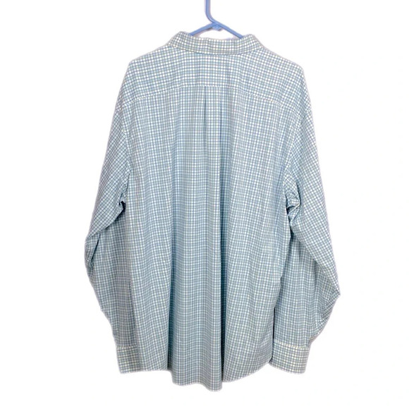 Genteal Fremont Softouch® Performance Sport Shirt in Adriatic blue plaid XXXL - Picture 5 of 13